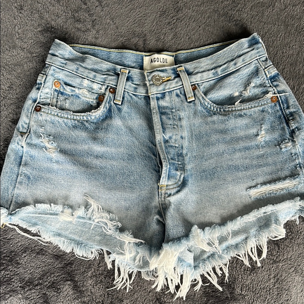 AGOLDE Parker Cutoff Shorts, Size 24